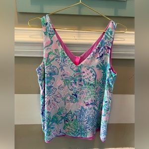 Lilly Pulitzer Florin Tank Top Amethyst small